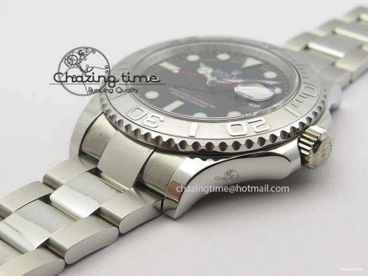 Edition 116622 Yacht-Master A2824 Noob Black Dial SS Best On Bracelet 0407